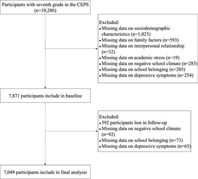 School belonging mediates the association between negative school climate and depressive symptoms among Chinese adolescents: a national population-based longitudinal study